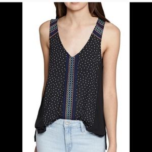 Sanctuary mixed media top